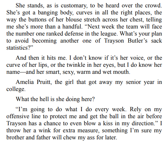 QUARTERBACK SNEAK BY KAMERON CLAIRE 