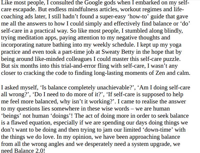 A Balanced Life by Kimberly Parsons PDF