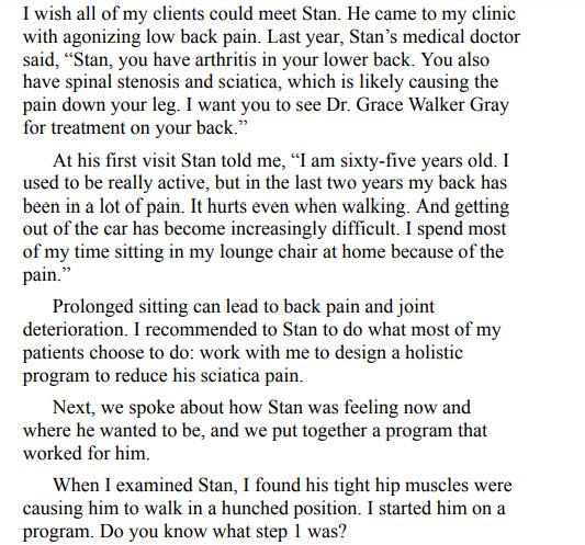 Bye Bye Back Pain by Dr Grace Walker Gray PDF