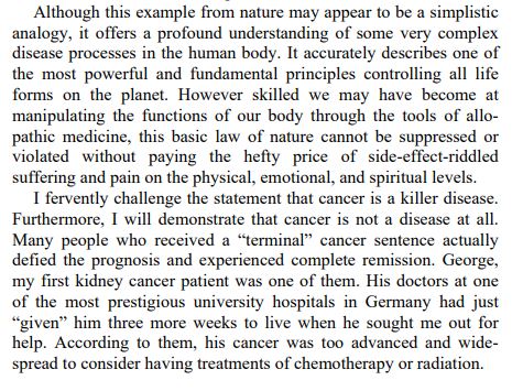 Cancer Is Not a Disease by Andreas Moritz PDF