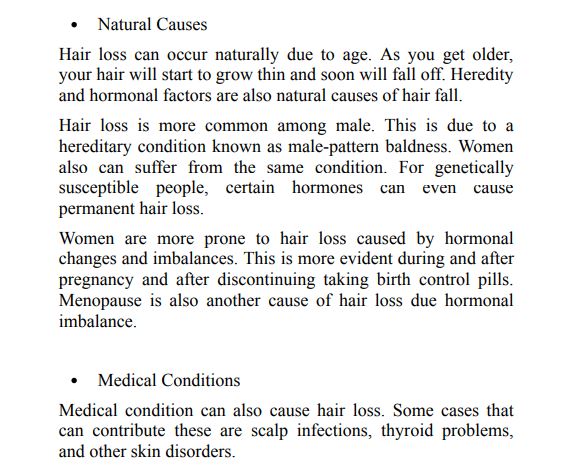 Hair Loss Prevention by Alicia Taylor PDF