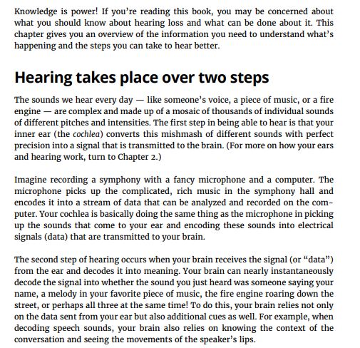 Hearing Loss For Dummies by Frank Lin and Nicholas Reed PDF
