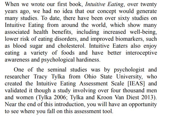 The Intuitive Eating Workbook by Evelyn Tribole & Elyse Resch PDF