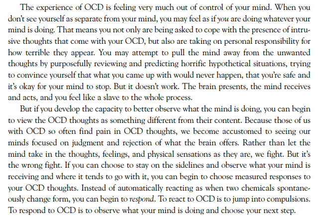 The Mindfulness Workbook for OCD by Jon Hershfield MFT PDF