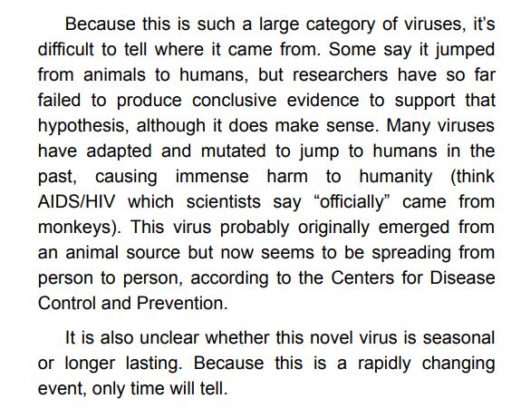 The coronavirus prepared handbook by Tess Pennington PDF