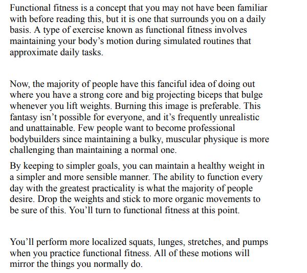 Functional Fitness by Ikeena Owen PDF