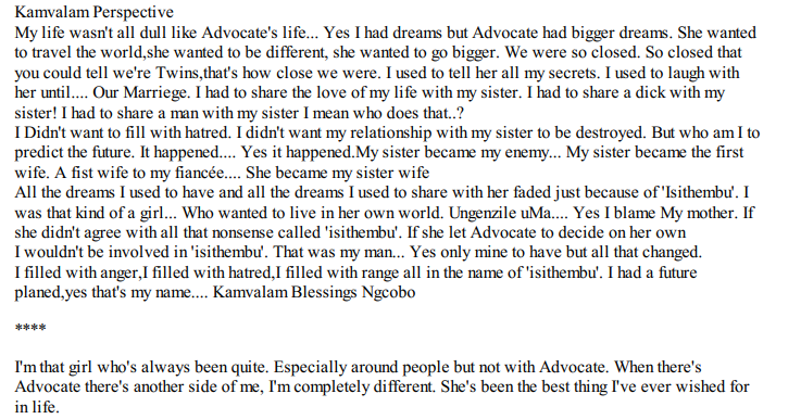 Isithembu Sisters In One Man By Mnguni Amanda ePub