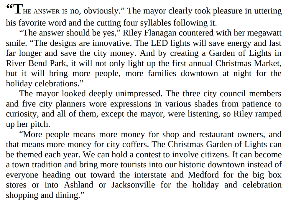 Lighting Up Christmas by Sinclair Jayne