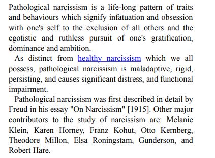 Malignant Self love by Sam Vaknin PDF