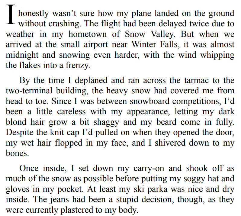 SNOW HELP ME BY FIONA DAVENPORT