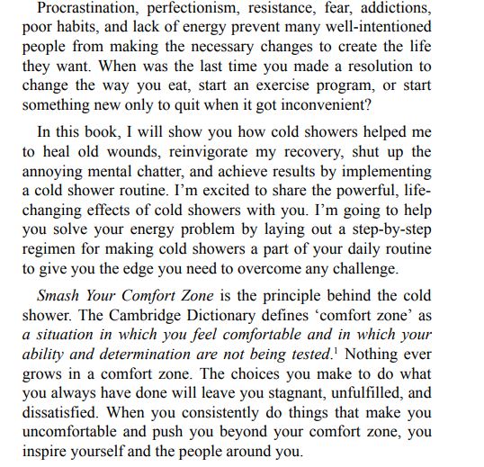 Smash Your Comfort Zone with Cold Showers by Jesse Harless PDF