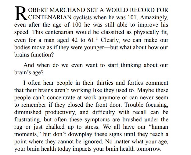 The Age Proof Brain by Marc Milstein PDF