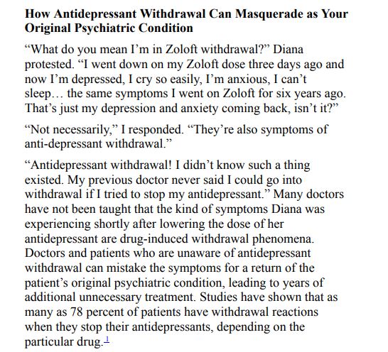 The Antidepressant Solution by Joseph Glenmullen PDF