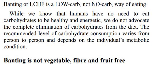 The Banting Pocket Guide by Tim Noakes PDF