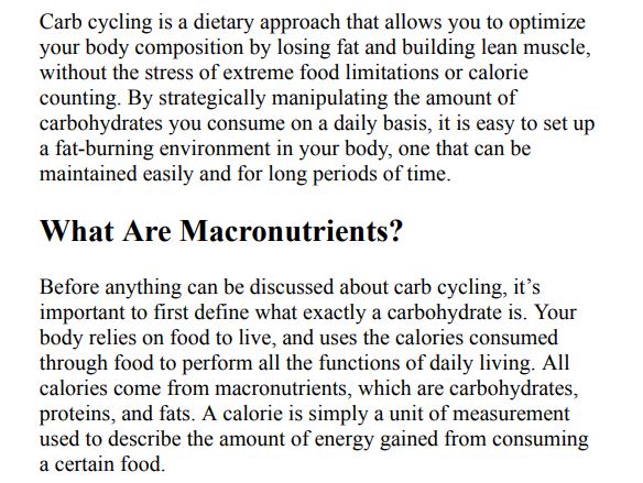 The Everything Guide to the Carb Cycling Diet by Matt Dustin PDF