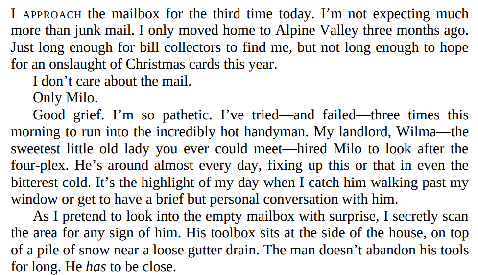 The Handyman’s Secret Santa by Kali Hart 