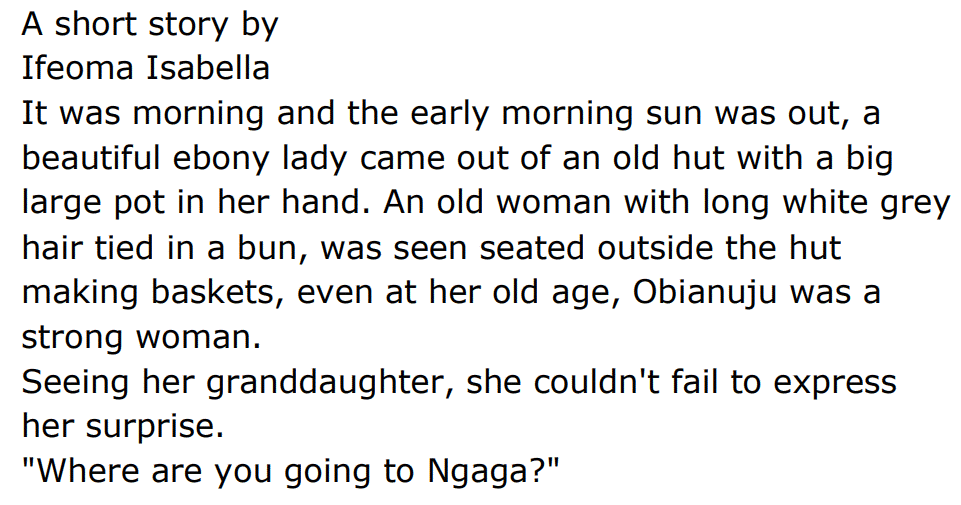 Umugele by Ifeoma Isabella 