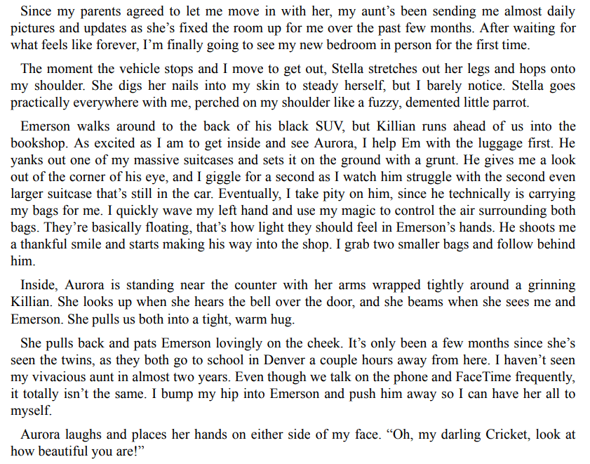 Cricket by Willow Hadley 