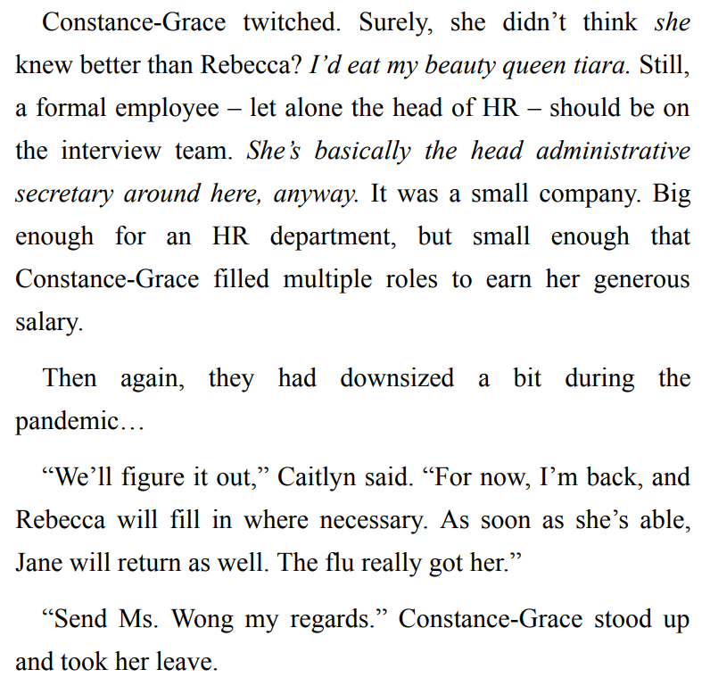 MENAGE A L’AMOUR BY CYNTHIA DANE & Hildred Billings