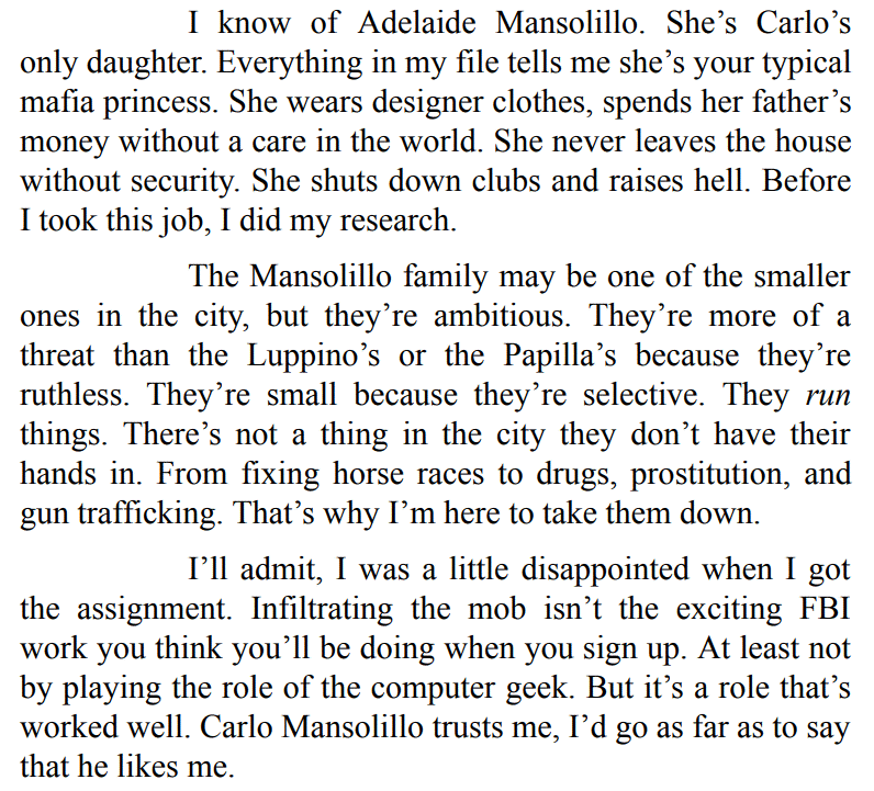 Mafia Blood by Sloane Peterson