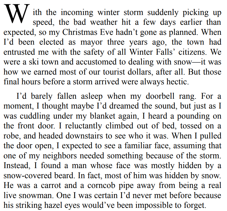 SNOW HELP ME BY FIONA DAVENPORT