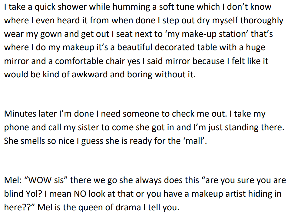 YOLANDA THE BLIND GIRL By uKhanyi