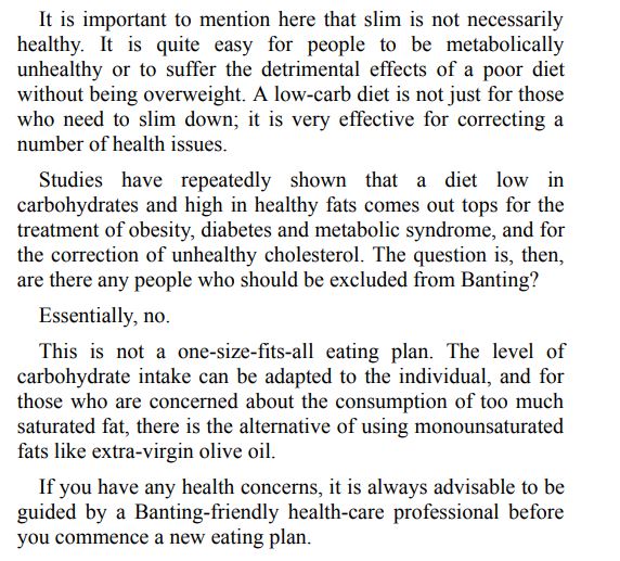 The Banting Pocket Guide by Tim Noakes PDF