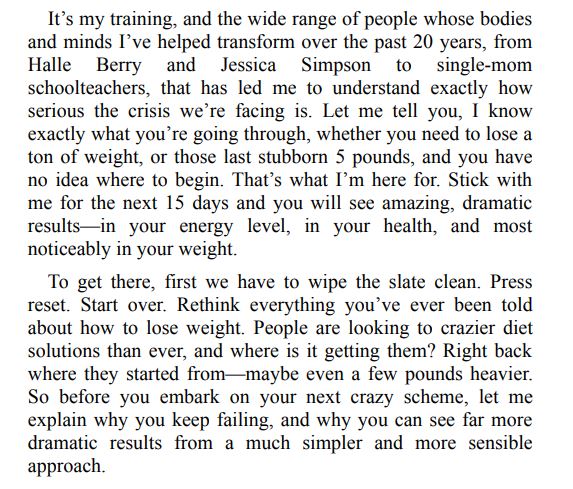 The Body Reset Diet by Harley Pasternak PDF