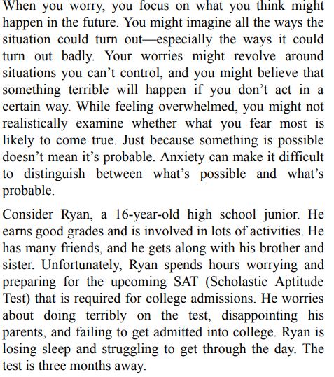 The CBT Workbook for Anxious Teens by Angela M. Doel PDF