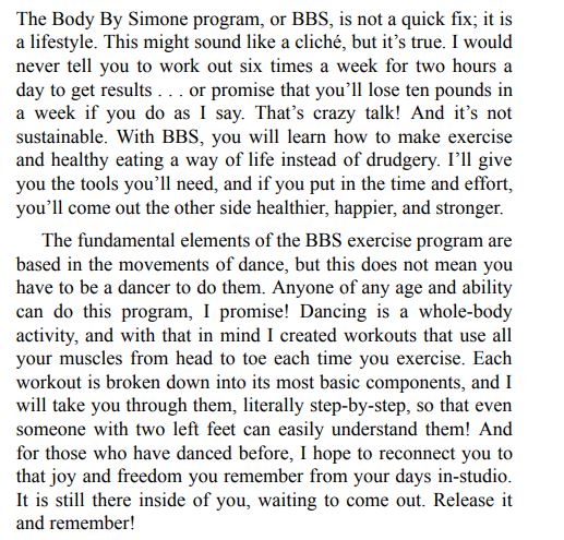 Body By Simone by Simone De La Rue PDF