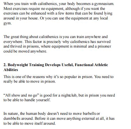 Bodyweight Training Bible For Beginners by Raul Stallone