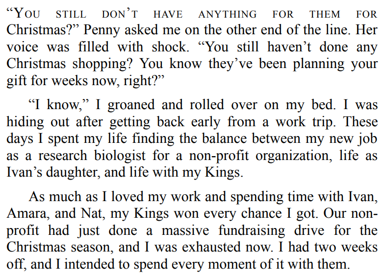 CHRISTMAS WITH THE KINGS BY AMELIA WINTERS 