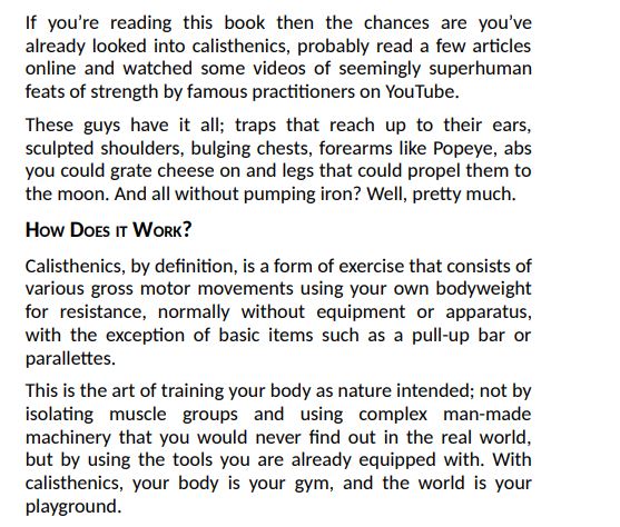 Calisthenics for Beginners by Pure Calisthenics PDF
