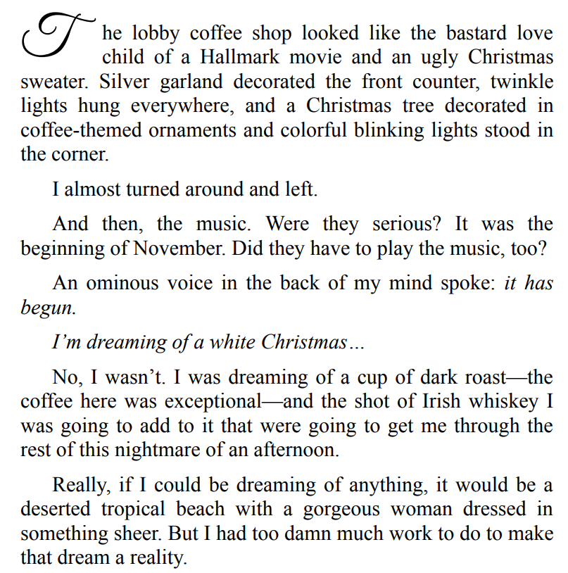 How the Grump Saved Christmas by Claire Kingsley 