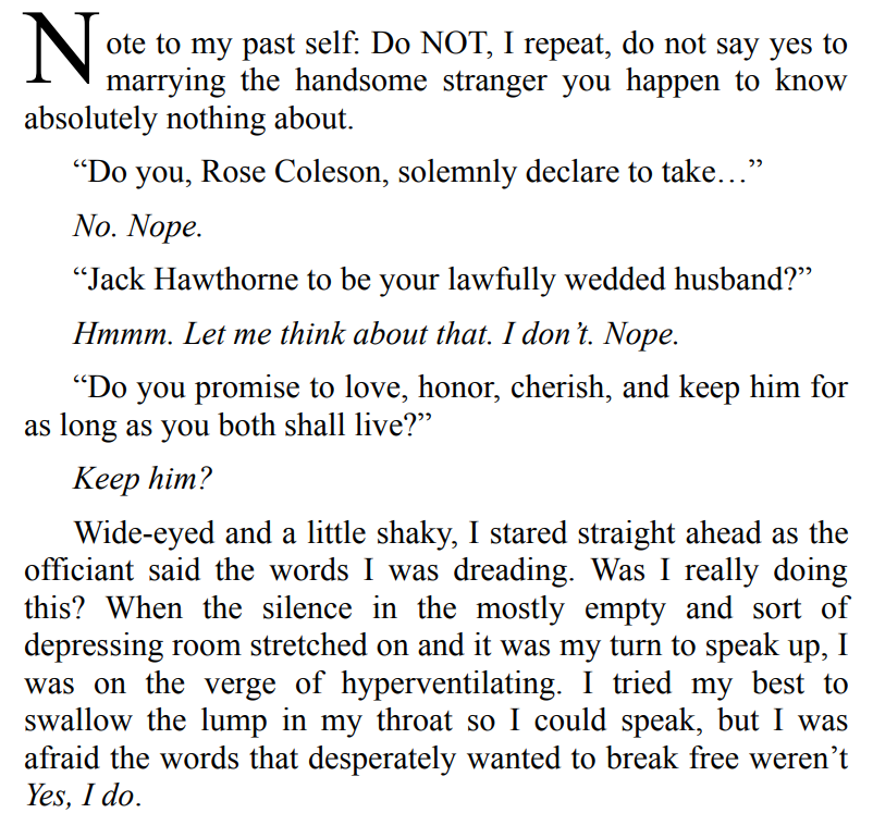 Marriage For One by Ella Maise 