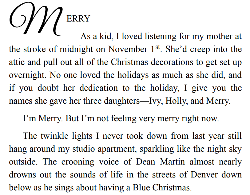 Merry and the Ghost of Christmas Future by Lana Dash