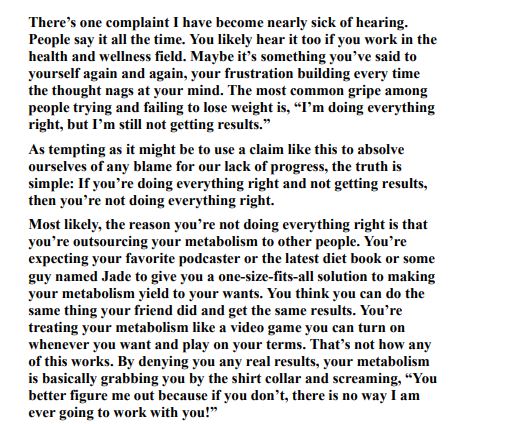 Next-Level Metabolism by Dr Jade Teta PDF