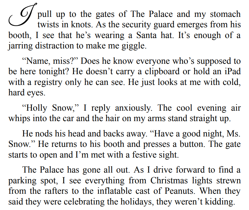 Over Santa’s Knee by Kelsie Calloway 