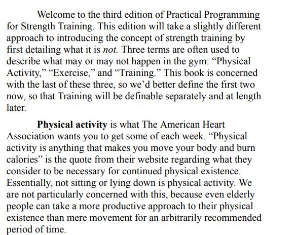 Practical Programming for Strength Training by Mark Rippetoe PDF
