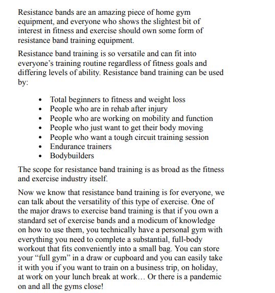 Resistance band Training by Atkinson James PDF