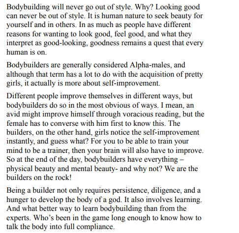 The Bodybuilding Bible for Men II by Henrik Mulford PDF