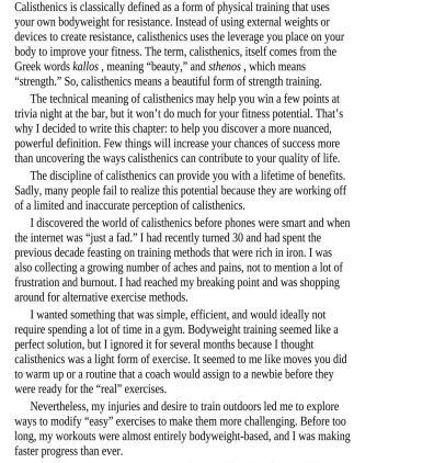 The Good Healthy Calisthenics for Beginner by GROS GAIL PDF