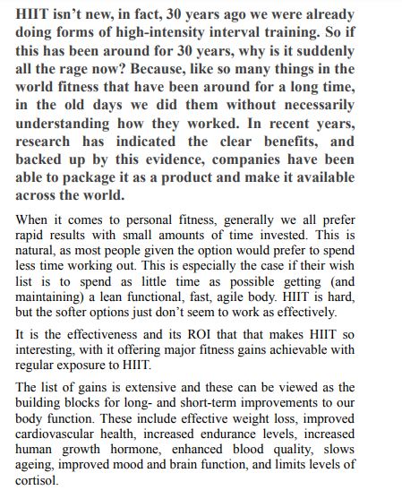 Download The HIIT Bible PDF Book for free. The HIIT Bible is an absolute page-turner from page one. The prose is beautifully written