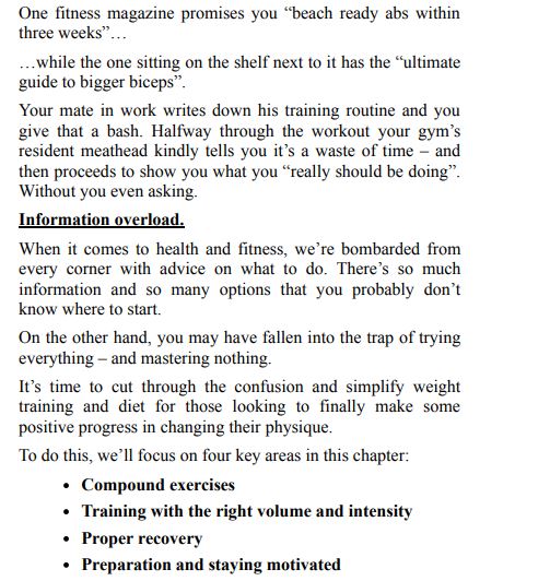 Weight Training by Marc McLean PDF