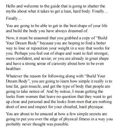 Build Your Dream Body by Peter Paulson