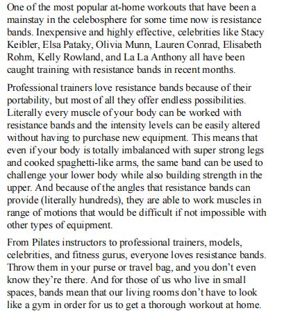 Get In Shape With Resistance Band Training by Julie Schoen & Little Pearl