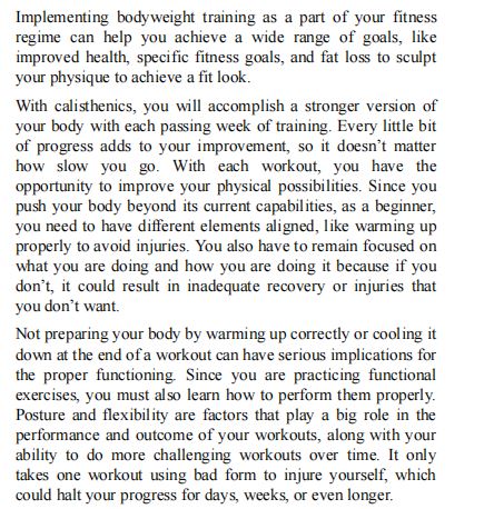 Calisthenics for Beginners by Grant Matthew