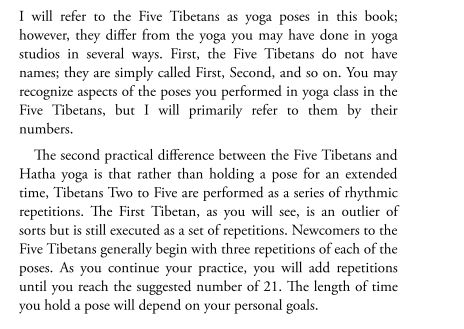 The five Tibetans yoga workshop by W Susan