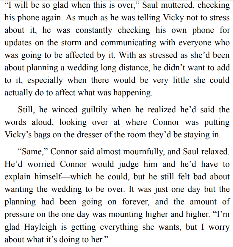 A LITTLE DOUBLE WEDDING BY STELLA MOORE 