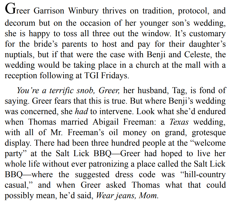 The Perfect Couple by Elin Hilderbrand 